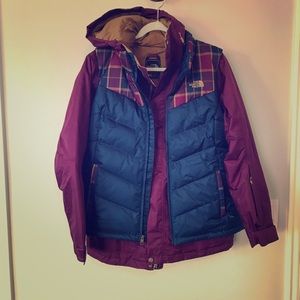 North Face 2-in-1 Snowboard coat